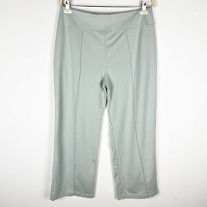Women’s Light Sage Wide-Leg Ponte Pants